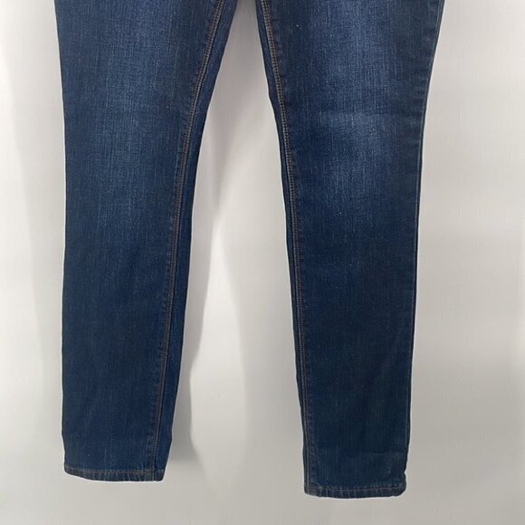 𝅺FREE people skinny slim jeans dark denim sz 27 - Picture 7 of 8